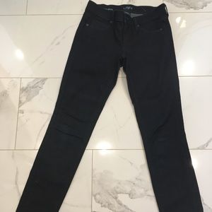Loft dark indigo skinny jeans. Size 2